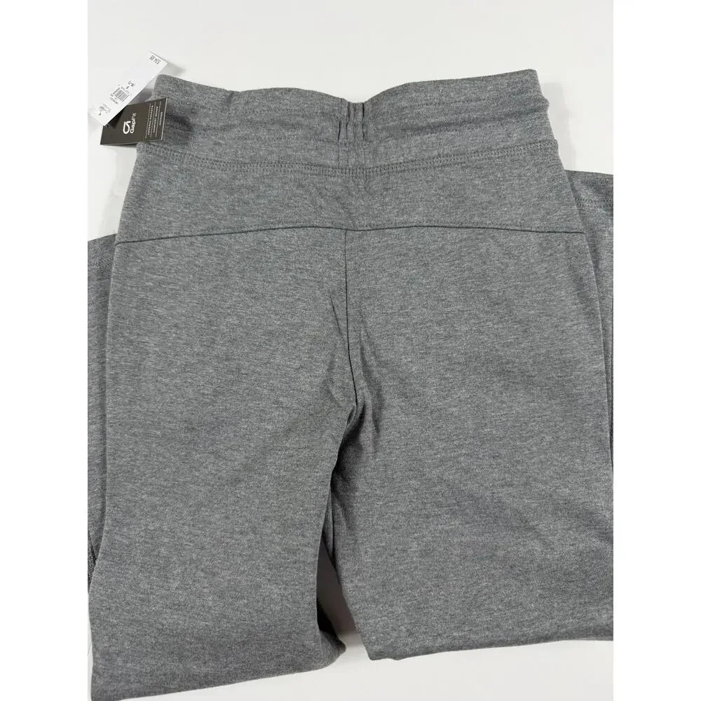 NEW GapFit Tech Joggers Gray Zip Pocket Athletic Pants Boys Small 6-7